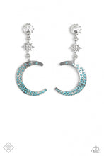 Load image into Gallery viewer, Galactic Grouping Blue Earrings - Paparazzi Accessories