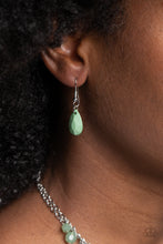 Load image into Gallery viewer, Flirty Flood Green Necklace - Paparazzi Accessories