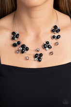 Load image into Gallery viewer, Snow Angels Black Necklace - Paparazzi Accessories