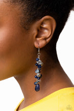 Load image into Gallery viewer, Cheeky Cascade Blue Earrings - Paparazzi Accessories