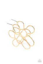 Load image into Gallery viewer, Rustic Rarity Gold Post Earrings - Paparazzi Accessories