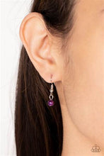 Load image into Gallery viewer, Soft- Hearted Shimmer Purple Necklace - Paparazzi Accessories