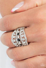 Load image into Gallery viewer, Sailboat Bling Black Ring - Paparazzi Accessories