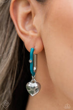 Load image into Gallery viewer, Cherishing Color Blue Earrings - Paparazzi Accessories