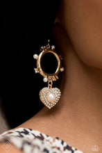 Load image into Gallery viewer, Romantic Relic Gold Earrings - Paparazzi Accessories