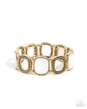 Load image into Gallery viewer, Socialite Shells Gold Bracelet - Paparazzi Accessories