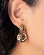 Load image into Gallery viewer, Eclectic Energy Gold Earrings - Paparazzi Accessories