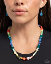 Load image into Gallery viewer, Colored Can-Can Multi Necklace - Paparazzi Accessories
