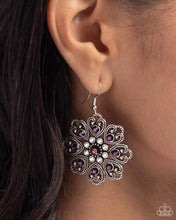 Load image into Gallery viewer, Garden of Love Purple Earrings - Paparazzi Accessories
