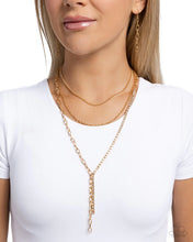 Load image into Gallery viewer, Ornate Obsession Gold Necklace - Paparazzi Accessories