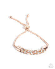 Load image into Gallery viewer, Serious Sentiment Rose Gold Bracelet - Paparazzi Accessories