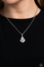 Load image into Gallery viewer, Fancy Fringe White Necklace - Paparazzi Accessories