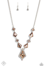 Load image into Gallery viewer, Sharp Showroom Orange Necklace - Paparazzi Accessories