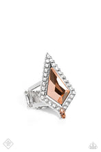 Load image into Gallery viewer, Stylish Studio Orange Ring - Paparazzi Accessories