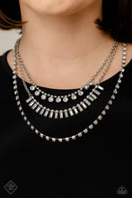 Load image into Gallery viewer, Dripping in Stardust White Necklace - Paparazzi Accessories
