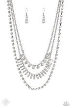 Load image into Gallery viewer, Dripping in Stardust White Necklace - Paparazzi Accessories