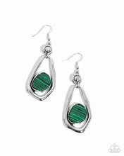 Load image into Gallery viewer, Scouting Spirals Green Earrings - Paparazzi Accessories