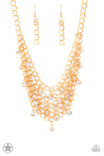 Load image into Gallery viewer, Fishing For Compliments Gold Necklace - Paparazzi Accessories