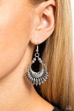 Load image into Gallery viewer, Lunar Luxury Silver Earrings - Paparazzi Accessories