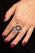 Load image into Gallery viewer, Fine-BLOOMING Pink Ring - Paparazzi Accessories