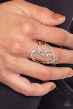 Load image into Gallery viewer, Gap Year Gold Ring - Paparazzi Accessories