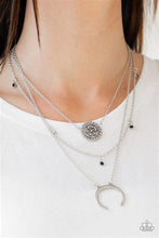 Load image into Gallery viewer, Lunar Lotus Black Necklace - Paparazzi Accessories