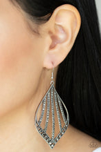 Load image into Gallery viewer, Showcase Sparkle Silver Earrings - Paparazzi Accessories