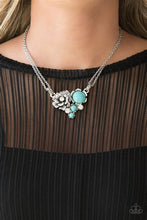 Load image into Gallery viewer, Desert Harvest Blue Necklace - Paparazzi Accessories