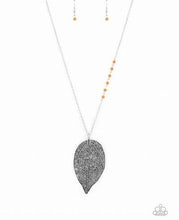Load image into Gallery viewer, Frond Fantasy Orange Necklace - Paparazzi Accessories