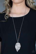 Load image into Gallery viewer, Frond Fantasy Orange Necklace - Paparazzi Accessories