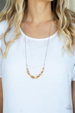 Load image into Gallery viewer, Pebble Prana Yellow Necklace - Paparazzi Accessories