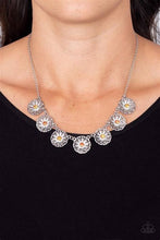 Load image into Gallery viewer, Garden Greetings Orange Necklace - Paparazzi Accessories