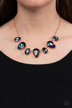 Load image into Gallery viewer, Otherworldly Opulence Gold Necklace - Paparazzi Accessories