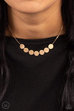 Load image into Gallery viewer, Slimmer Glimmer Gold Choker - Paparazzi Accessories
