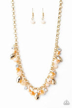 Load image into Gallery viewer, Downstage Dazzle Gold Necklace - Paparazzi Accessories
