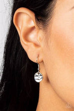 Load image into Gallery viewer, CHIME Warp Silver Necklace - Paparazzi Accessories