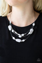 Load image into Gallery viewer, Radiant Reflections Silver Necklace - Paparazzi Accessories