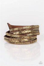 Load image into Gallery viewer, Rock Star Attitude Brass Bracelet - Paparazzi Accessories