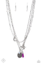 Load image into Gallery viewer, Notable Navigator Purple Necklace - Paparazzi Accessories