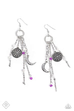 Load image into Gallery viewer, Esteemed Explorer Purple Earrings - Paparazzi Accessories