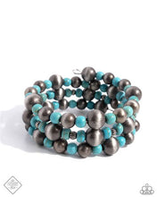 Load image into Gallery viewer, Desert Demand Blue Bracelet - Paparazzi Accessories