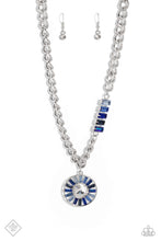Load image into Gallery viewer, Tiered Talent Blue Necklace - Paparazzi Accessories