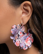 Load image into Gallery viewer, Whimsical Walk Purple Hoop Earrings - Paparazzi Accessories