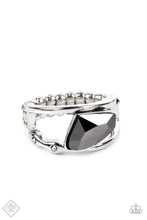Load image into Gallery viewer, Sculpted Style Silver Ring - Paparazzi Accessories