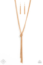 Load image into Gallery viewer, KNOT All There Gold Necklace - Paparazzi Accessories