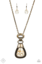 Load image into Gallery viewer, Rodeo Royale Brass Necklace - Paparazzi Accessories