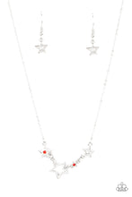 Load image into Gallery viewer, Proudly Patriotic Red Necklace - Paparazzi Accessories