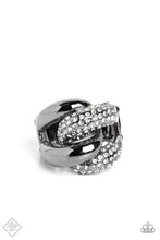 Load image into Gallery viewer, Alluring Ace Black Ring - Paparazzi Accessories