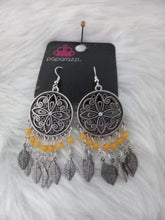 Load image into Gallery viewer, Free-Spirited Fashionista Orange Earrings - Paparazzi Accessories