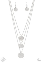Load image into Gallery viewer, Caviar Charm Silver Necklace - Paparazzi Accessories